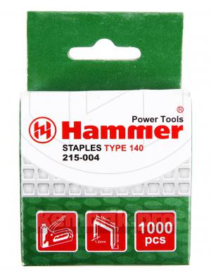 Скобы для степлера Hammer Скобы 10мм, 10мм, 1,2 мм П-образные (тип   53f), 1000шт