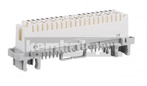 Плинт размыкаемый ITK 10 пар аналог Krone маркировка 1-0 серый