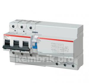 Выключатель автоматический дифференциального тока DS803S B 125/0.03 AP-R