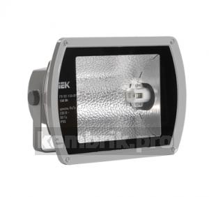 Прожектор ГО 02-150-01 150Вт Rx7s симметричный серый IP65