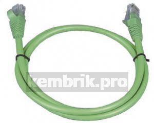 Патч-корд ITK UTP (коммутационный шнур) категория 5е (3м) зеленый