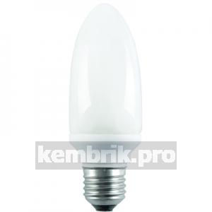 Лампа энергосберегающая КЛЛ 11/840 Е27 D42х124 свеча (6шт)