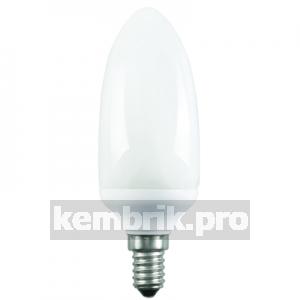Лампа энергосберегающая КЛЛ 9/827 Е14 D38х114 свеча
