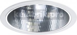 Светильник DLS 1x18 hf ES1 встраиваемый down light ЭПРА аварийный блок.