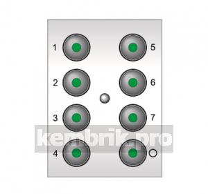 Модуль 8-кнопочный 126