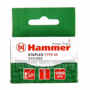 Гвозди для степлера Hammer Гвозди 16мм, 1.25мм Т-образные (тип48)