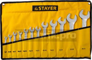 Набор ключей Stayer 27035-h12 (6 - 32 мм)