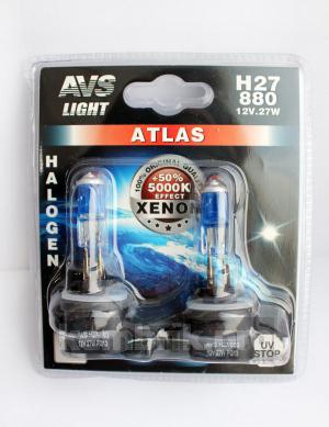 Лампа автомобильная Avs Atlas h27 881 12v 27w