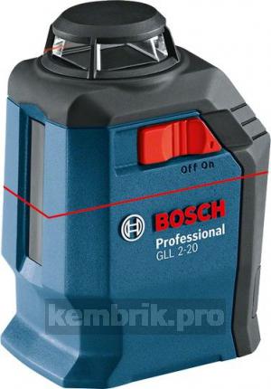 Уровень Bosch Gll 2-20 + bm3 + кейс (0.601.063.j00)