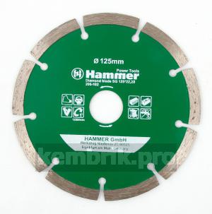 Круг алмазный Hammer 206-102 db sg