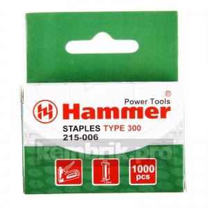 Гвозди для степлера Hammer Гвозди 14мм, 1.2 мм, Т-образ. (тип300)