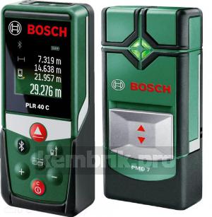 Набор Bosch Plr 40 С (0.603.672.320) + Детектор pmd7