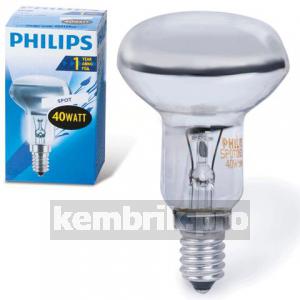 Лампа накаливания Philips Spot nr50 40w e14  30°