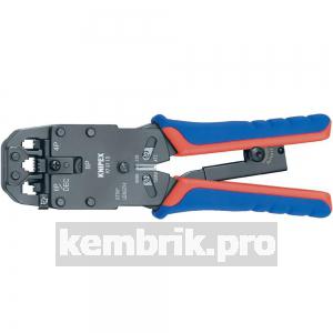 Кримпер для обжима проводов Knipex 97 51 12 Инструмент для опрессовки штекеров
