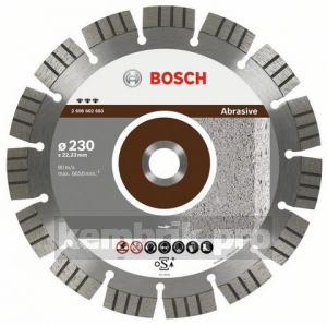 Круг алмазный Bosch Best for abrasive 300x22 сегмент (2.608.602.684)