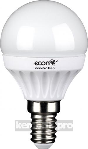 Лампа светодиодная Econ Led p 5Вт e14 3000k p45