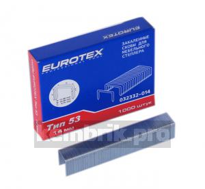 Скобы для степлера Eurotex 032332-014