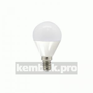 Лампа светодиодная LED 5вт Е14 белый матовый шар